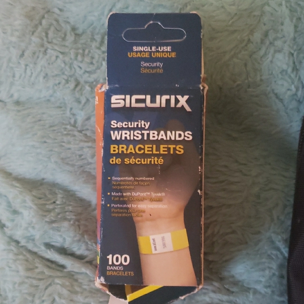 Yellow Security Wristbands